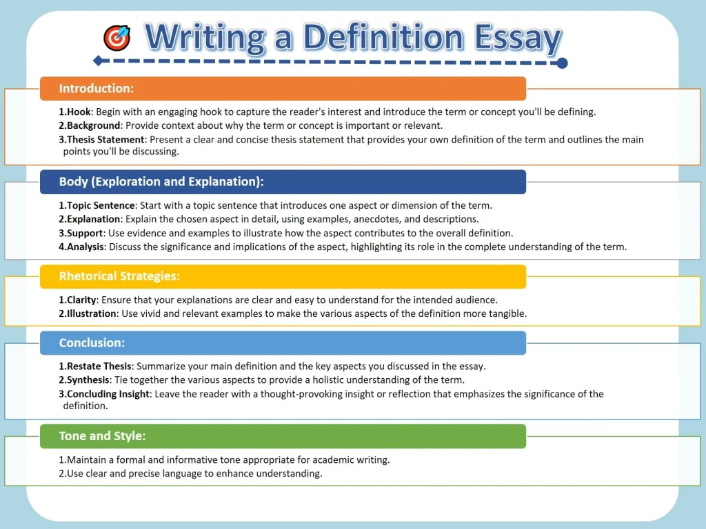 Writing Definition Essays